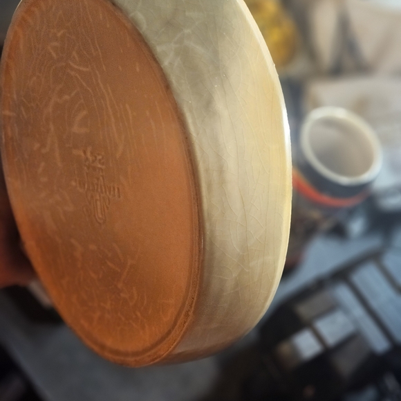 Vintage Tan Ceramic Dish - Picture 3 of 14